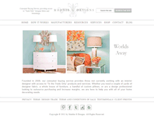 Tablet Screenshot of maddiegdesigns.com